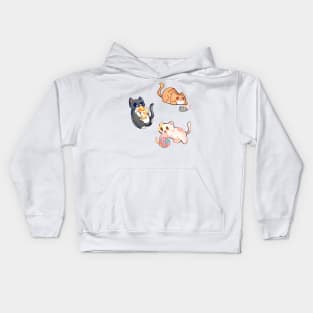 3 Cats Kids Hoodie